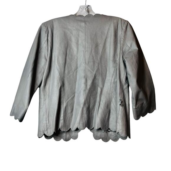 Vintage Terry Lewis Classic Luxuries Leather Jacket Shirt - Picture 2 of 16